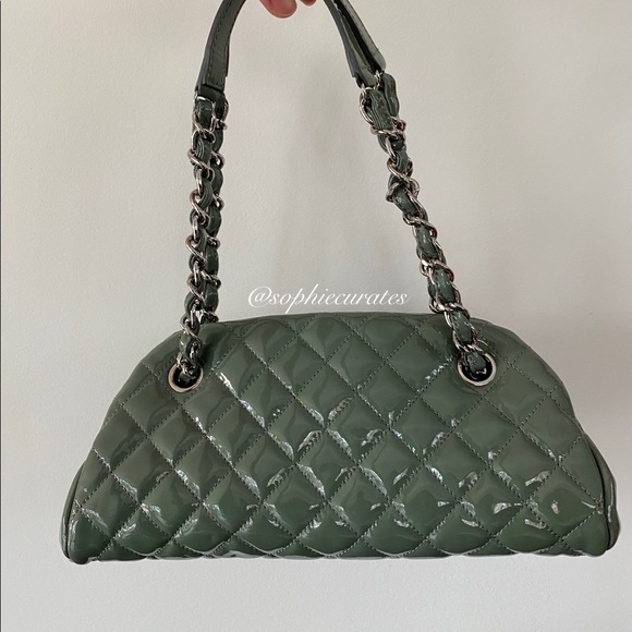 Chanel Small Just Mademoiselle Bowler Bag in Green - Picture 2 of 7